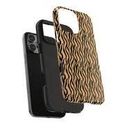Wild Tiger Print Tough Phone Case - Stylish and Durable