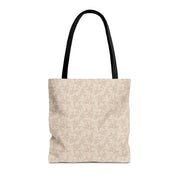 Elegant Floral Pattern Tote Bag - Eco-Friendly Shopping Bag for All Occasions