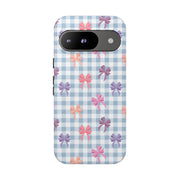 Bow-Patterned Google Pixel Phone Case - Stylish Protection for Your Device