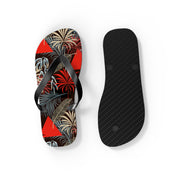 Tropical Print Flip Flops - Summer Vibes Sandals for Beach Lovers