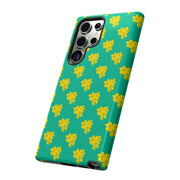 Vibrant Floral Samsung Galaxy Phone Case - Tough Cases for Style and Protection