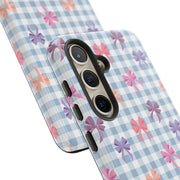 Cute Bow Pattern Tough Samsung Galaxy Phone Case - Stylish Protective Cover for Everyday Use