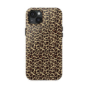 Leopard Print Tough Phone Case - Stylish & Durable Protection for Your Device