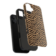 Wild Tiger Print Tough Phone Case – Durable Protection for Adventurers