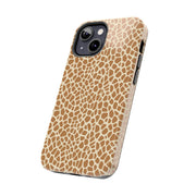 Giraffe Print Tough Phone Case for Animal Lovers