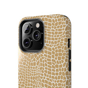 Stylish Tough Phone Case with Trendy Giraffe Pattern