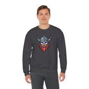 Viking Skull Crewneck Sweatshirt - Unisex Heavy Blend™