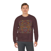 Vibrant Bohemian Unisex Crewneck Sweatshirt - Colorful Artistic Design