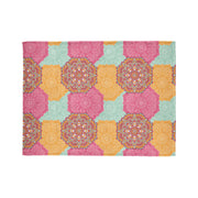 Vibrant Mandala Soft Polyester Blanket - Cozy Decorative Throw for Home