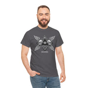 Devotree Skull Wings Unisex Heavy Cotton Tee - Edgy Graphic T-Shirt for Alternative Lifestyle