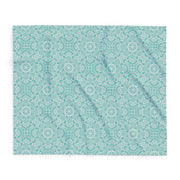 Cozy Floral Arctic Fleece Blanket for Home Decor