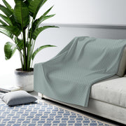 Cozy Neutral Polka Dot Sherpa Fleece Blanket - Perfect for Home Comfort & Gifting