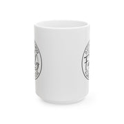 Personalized Family Ceramic Mug - Customizable 11oz & 15oz Sizes