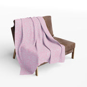 Cozy Pink Floral Arctic Fleece Blanket for Warmth and Comfort