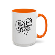 Best Grandma Ever Accent Coffee Mug - Perfect Gift for Mother's Day and Grandparent Celebrations