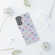 Cute Bow Pattern Tough Samsung Galaxy Phone Case - Stylish Protective Cover for Everyday Use