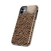 Wild Tiger Print Tough Phone Case – Durable Protection for Adventurers