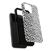 Stylish Leopard Print Tough Phone Case – Durable Protection & Chic Design