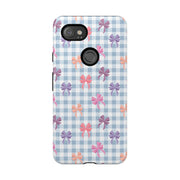 Bow-Patterned Google Pixel Phone Case - Stylish Protection for Your Device