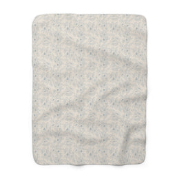 Cozy Floral Sherpa Fleece Blanket for Home & Gifts