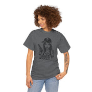 Devotree Unisex Heavy Cotton Tee - Edgy Tattooed Woman Design