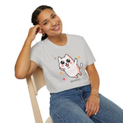 Cute Cat Graphic Unisex Softstyle T-Shirt - Perfect for Pet Lovers