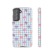 Cute Bow Pattern Tough Samsung Galaxy Phone Case - Stylish Protective Cover for Everyday Use