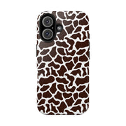 Giraffe Print Tough Phone Case - Stylish & Durable Protection for Animal Lovers
