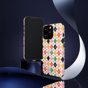 Colorful Playing Card Pattern Tough Case for iPhone