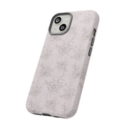 Floral Tough iPhone Case - Durable Protection with Elegant Design