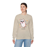 Cute Cat Graphic Unisex Crewneck Sweatshirt - DEVOTREE