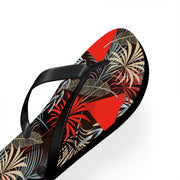 Tropical Print Flip Flops - Summer Vibes Sandals for Beach Lovers