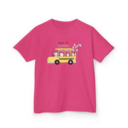 Back to School Kids Tee - Fun Green Cotton T-Shirt