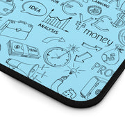 Business-Themed Desk Mat for Professionals - Ideal for Home Office and Creative Spaces