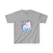 Kids Unicorn Dream Tee - Cute Heavy Cotton Shirt for Girls