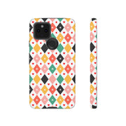 Colorful Diamond Pattern Google Pixel Phone Case - Tough Cases