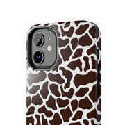 Giraffe Print Tough Phone Case - Stylish & Durable Protection for Animal Lovers
